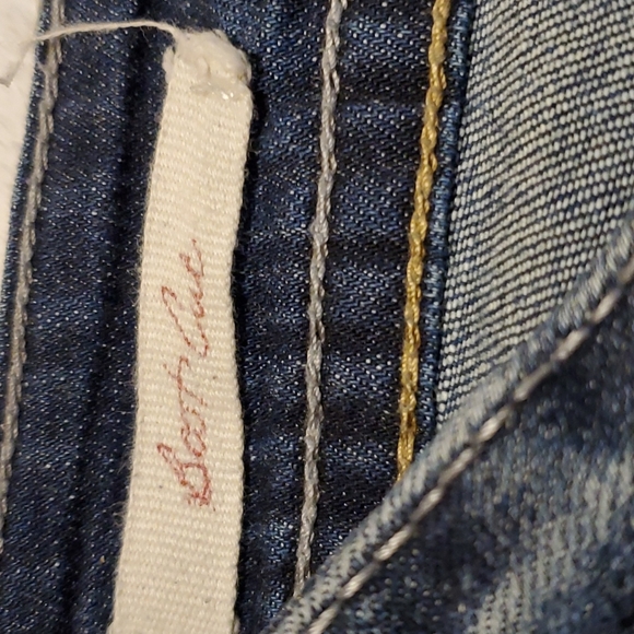 Decree SZ 5 Micro Distressed Cut-off Denim Shorts - Picture 2 of 8